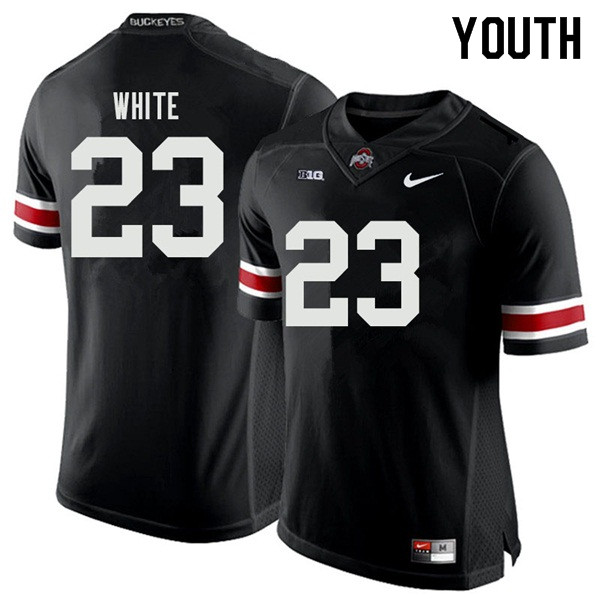 Youth #23 De'Shawn White Ohio State Buckeyes College Football Jerseys Sale-Black